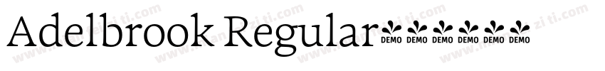 Adelbrook Regular字体转换
